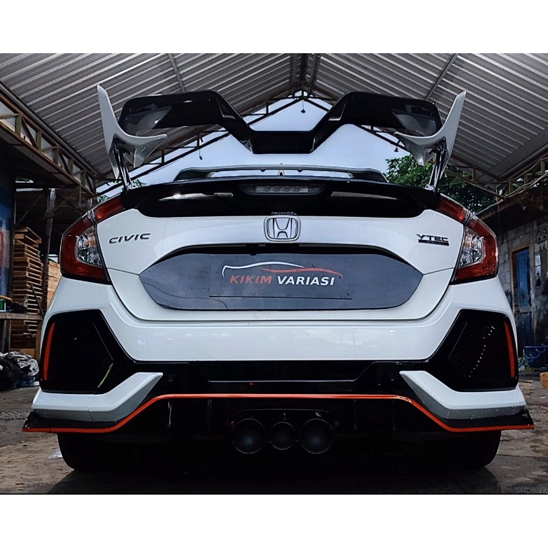 REAR BUMPER ALL NEW CIVIC 2016 UP HATCHBACK TURBO TYPE R