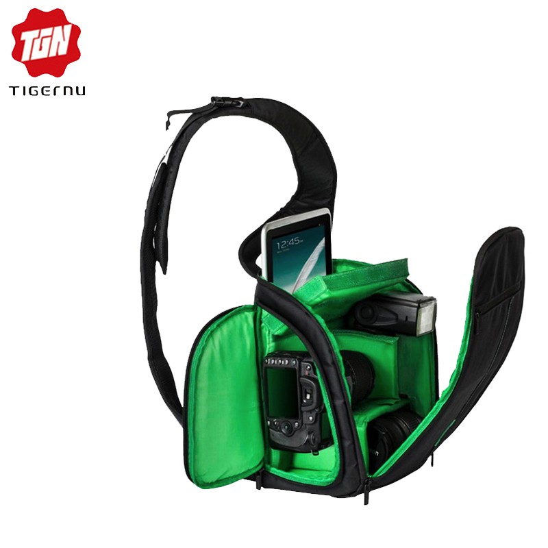 AKN88 - TIGERNU PREMIUM - T-C8022 Tas Kamera DSLR Anti Theft Rain Proof Shock Proof