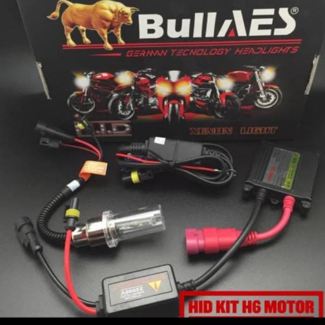 LAMPU HID H6 H4 KIT MOTOR | LAMPU HID MOTOR | HID H6 MOTOR | BOHLAM HID H6 35 WATT SET AES