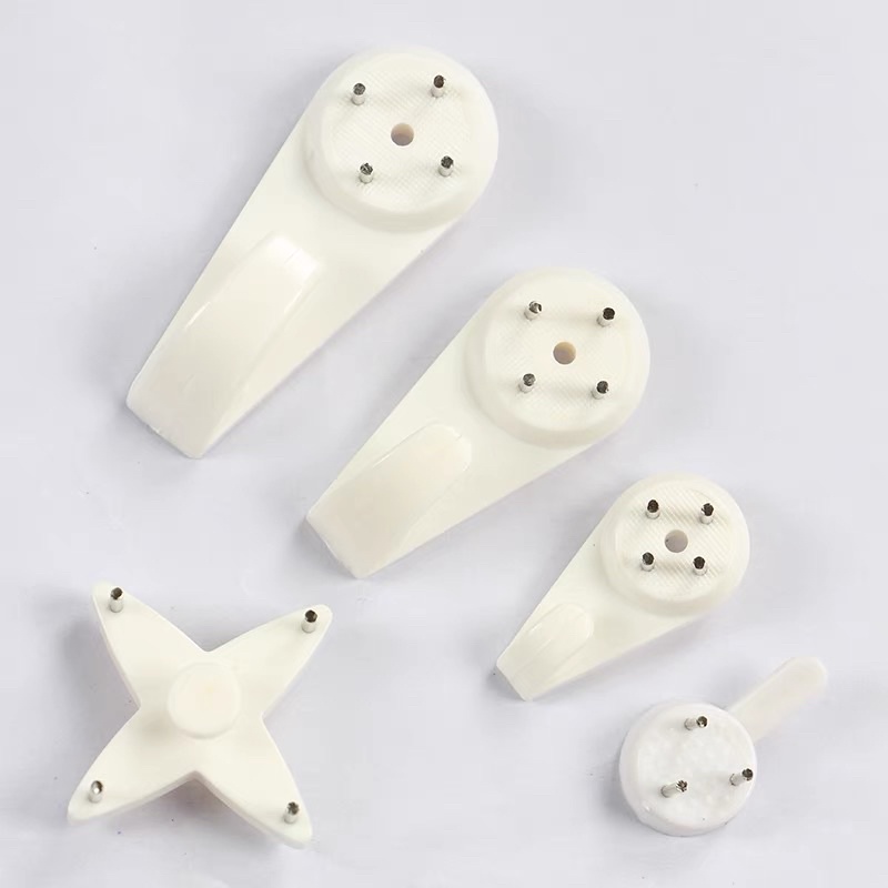 Gantungan Paku Dinding Tanpa Bor | Wall hook kaitan paku bingkai gantungan ram besi wire grid wall gantungan bingkai foto dinding diy dekorasi hook kaitan paku tembok paku klem besi beton pengait tembok