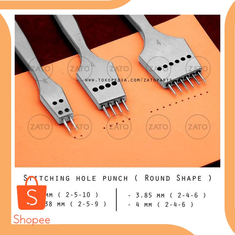 

Unik tools Zato Stitching hole punch Round Shape SET - leather tools 20D Diskon
