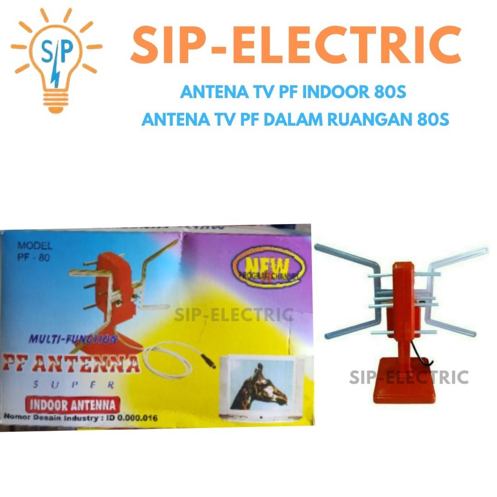 Antena Tv Pf Indoor 80S / Antena Tv Pf Dalam Ruangan 80S