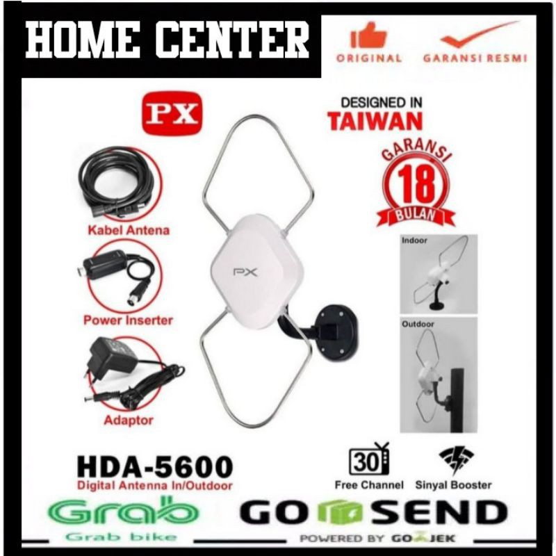 PX ANTENA HDA5600 PX INDOOR OUTDOOR ANTENA TV DIGITAL HDA5600