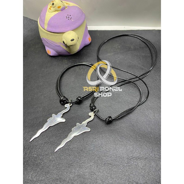 kalung monel sajam kalung keris/liontin keris original monel