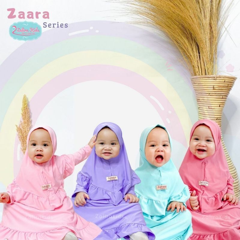 Baju Gamis Bayi Perempuan 0 6 12 24 bulan 1 2 3 tahun ,baju lebaran bayi aqiqah Zalira Kids Zaara