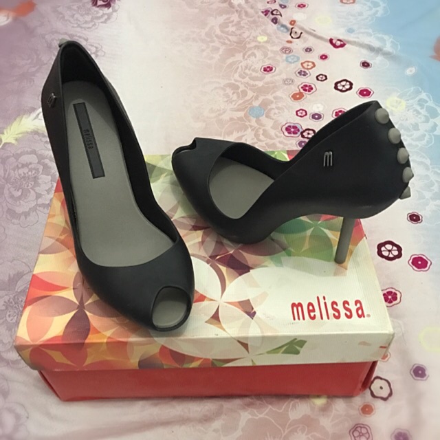 Melissa Spikes Black Shoes Size 37