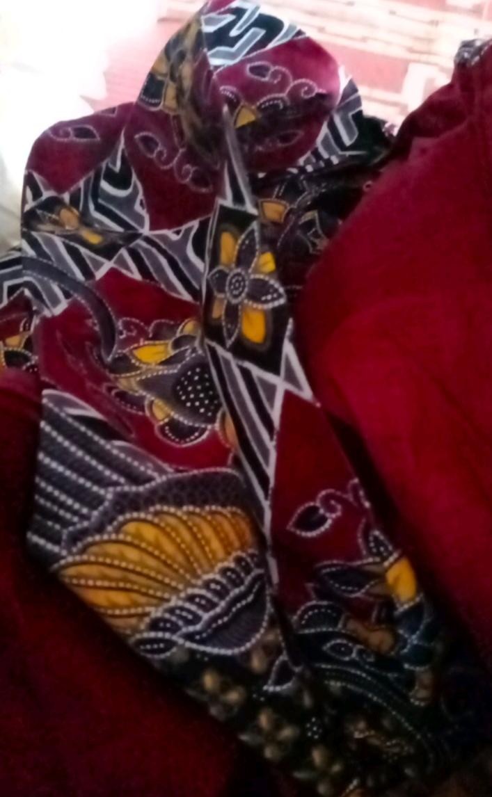 Gamis Batik (cod) Manggar Gamis Batik Pesta Model Terbaru