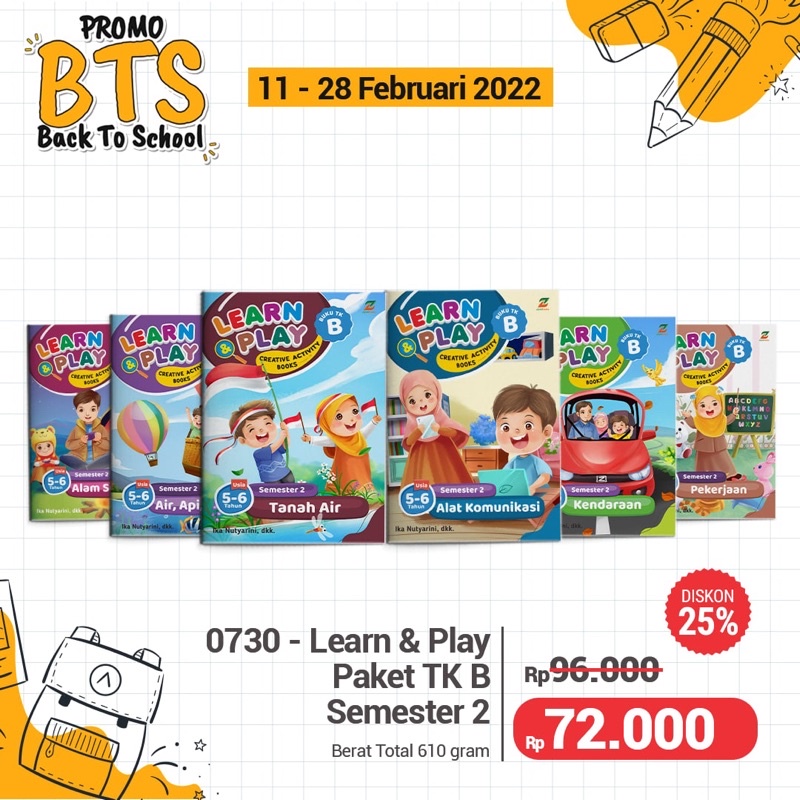 Buku TK B Learn & Play Semester 2