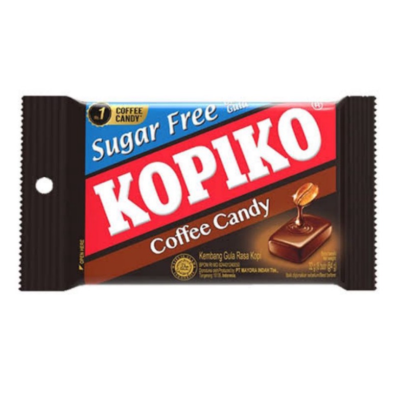 

Kopiko Blister sugar free Isi 8 Butir coffee candy/blister pack/permen kopi