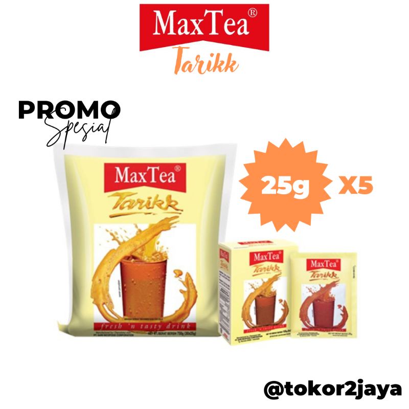 

MAX TEA TEH TARIK 25 G X 5 PCS