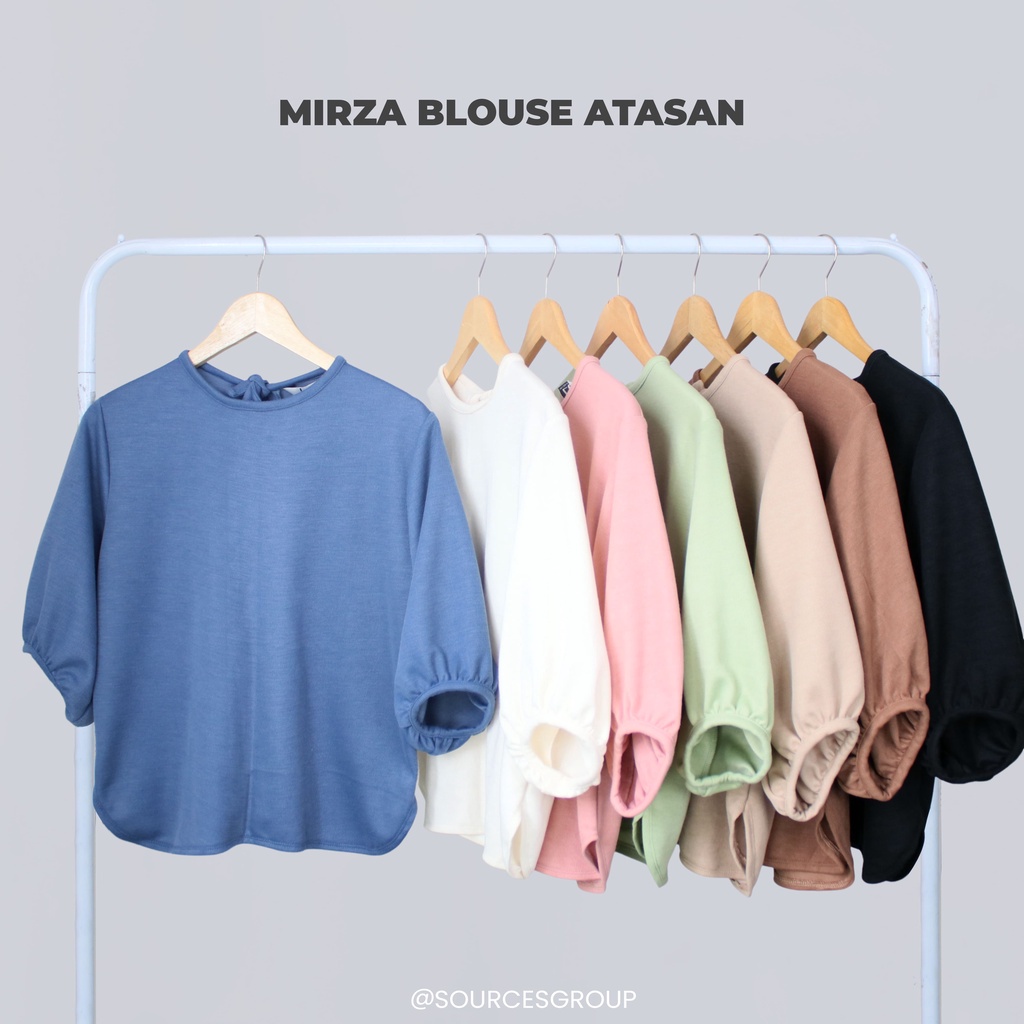 IL - MIRZA BLOUSE ATASAN LENGAN BALON WANITA KOREAN STYLE