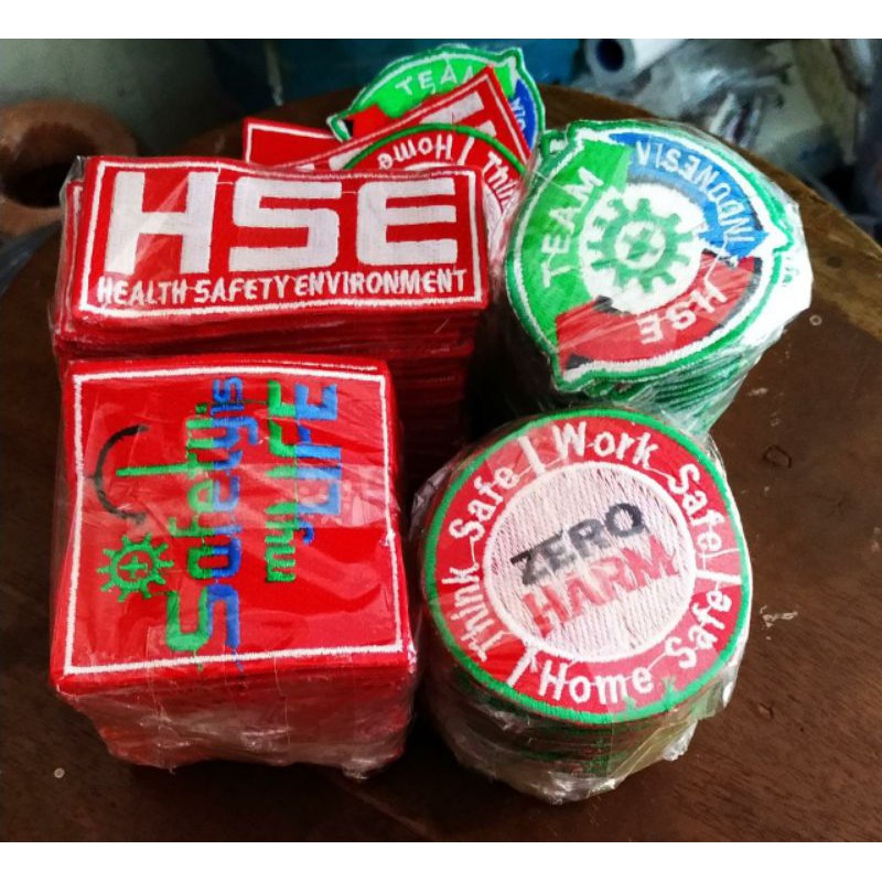 PAKET HSE TEAM SAFETY LOGO BORDIR