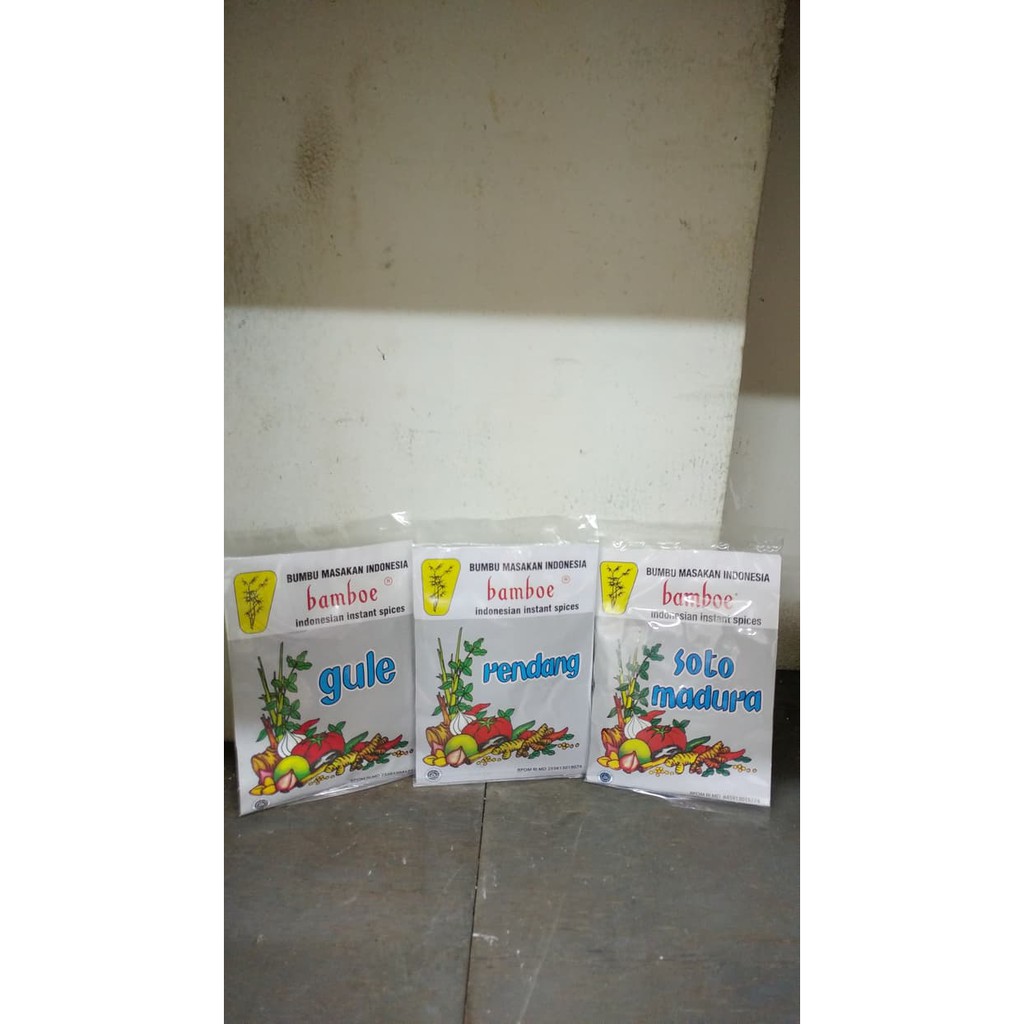 

bumbu masakan bamboe tradisional per sachet