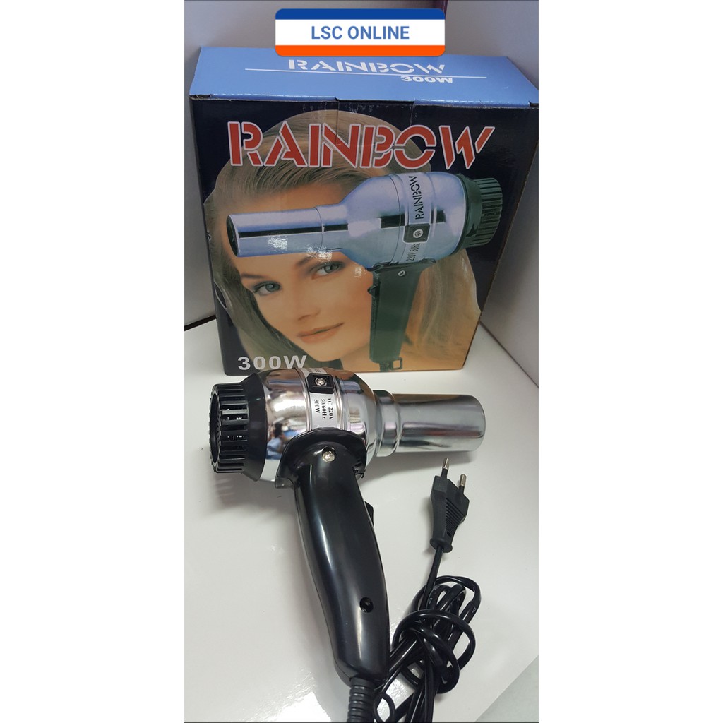 Hairdyer Rambut Rainbow 300W Murah bukan Hairdyer Murahan 02-025-rb