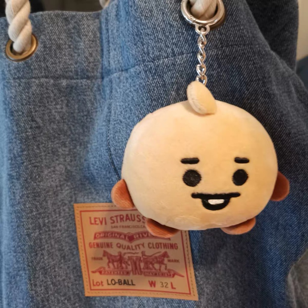 [Bayar Di Tempat] 20 Baby Charm（Body） 11cm BT21 OFFICIAL Keychain Pendant-6