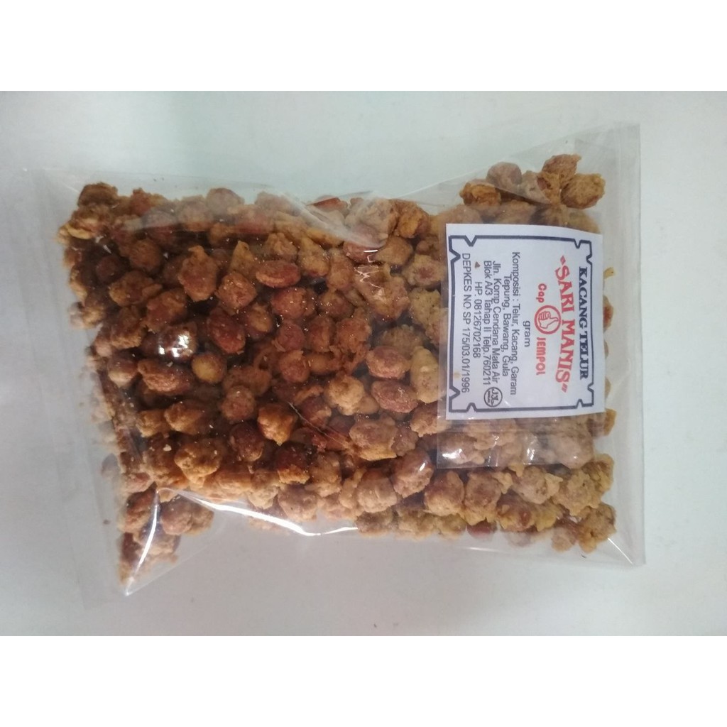 

Kacang Telur Sari Manis 250 gram - Asli Padang