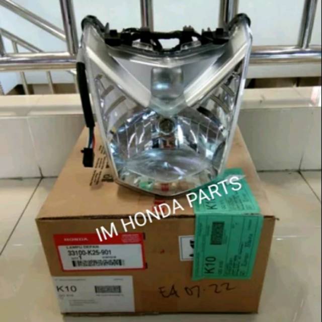 Reflektor lampu depan komplit Honda beat fi 2012-2014