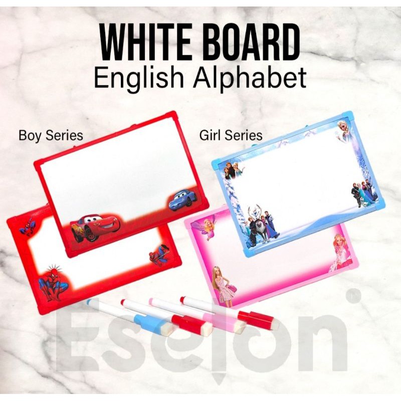 

Papan Tulis Whiteboard Alpabeth Series