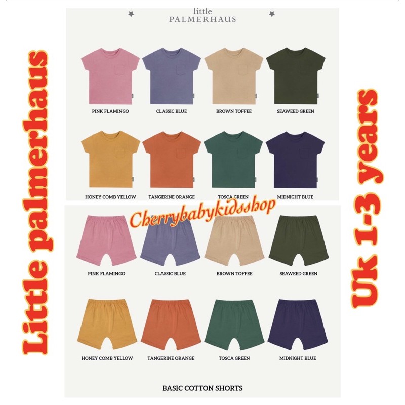 Little Palmerhaus 5-6 Tahun Pocket Tee Atasan Anak CBKS