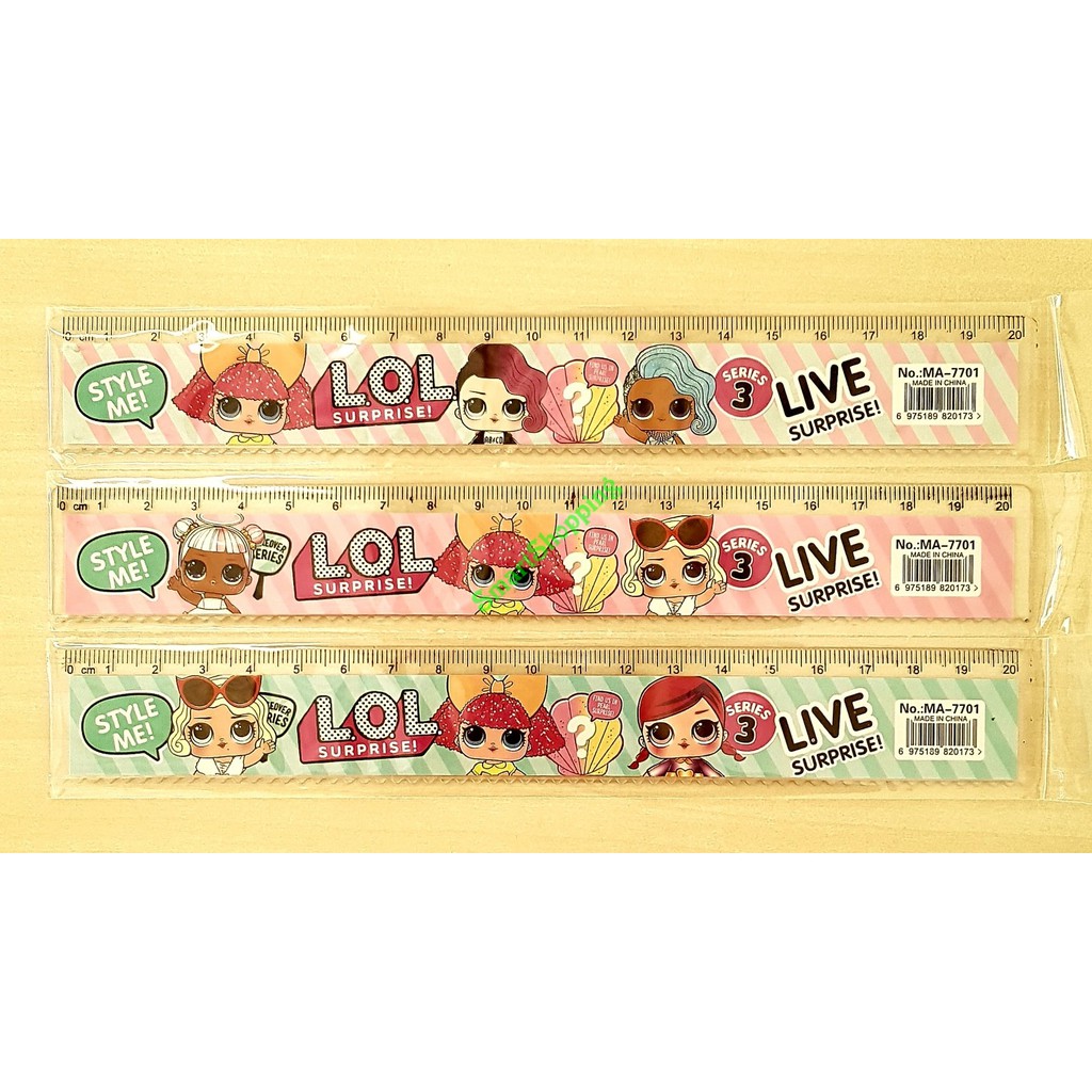 

Penggaris Motif LOL 20 Cm (Type 1)