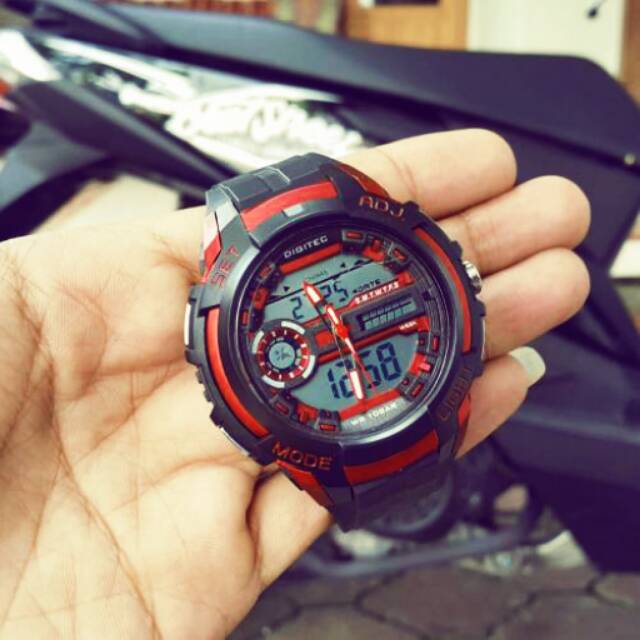 Digitec DG 3025 MERAH ORIGINAL (SKMEI,DZINER,G-SHOCK)