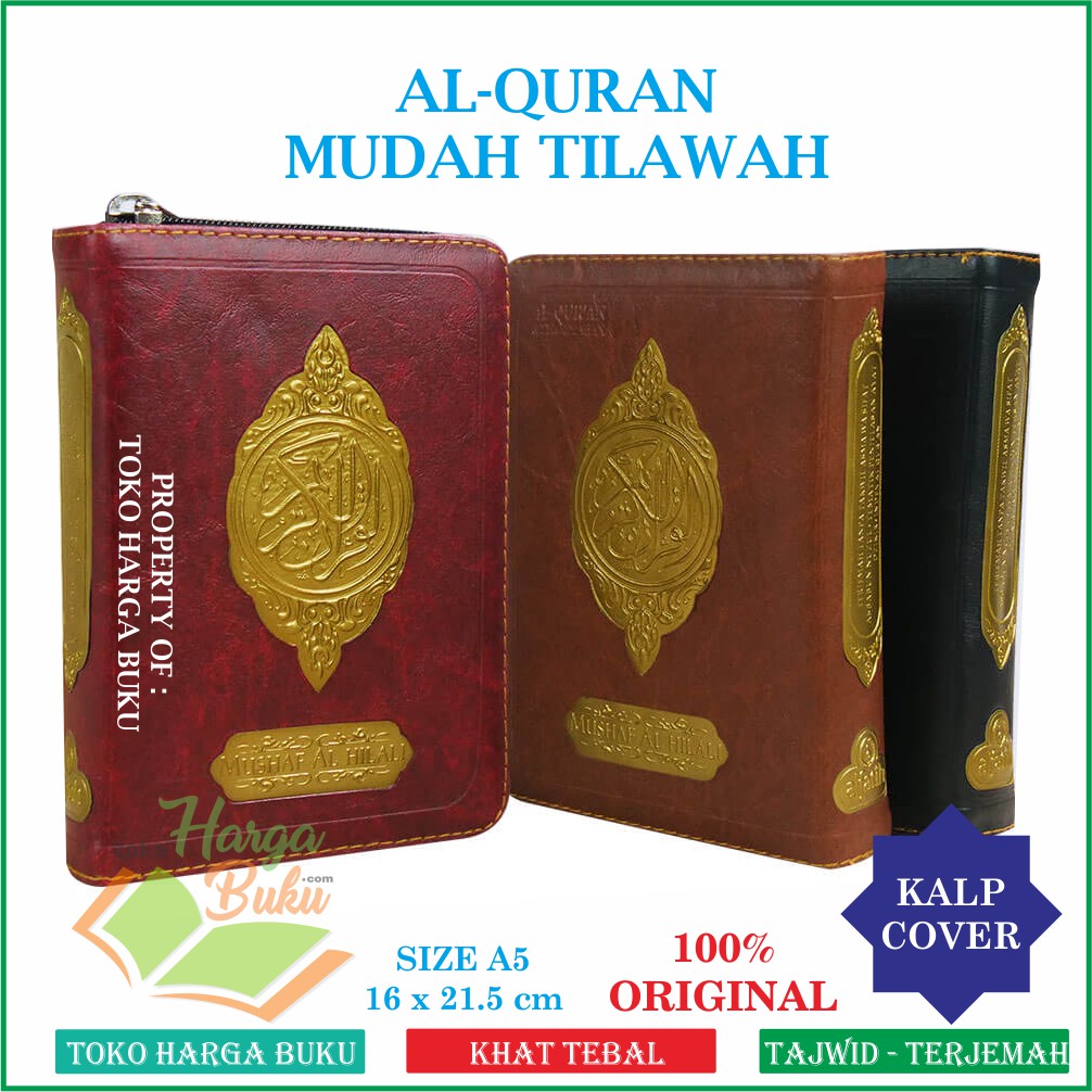 Al-Quran Al Hilali A5 Jaket Resleting Terjemah Tanpa Takwil Penerbit Alfatih Quran
