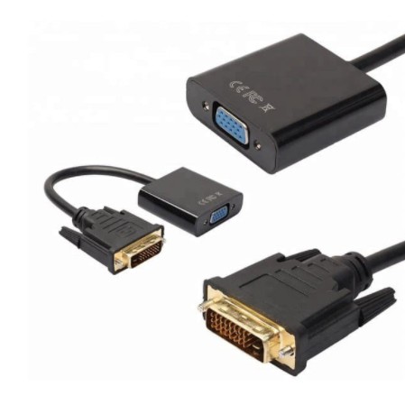 Konverter Dvi 24-1 male to vga female 1080p active - Cable Dvi-d to vga aktif converter