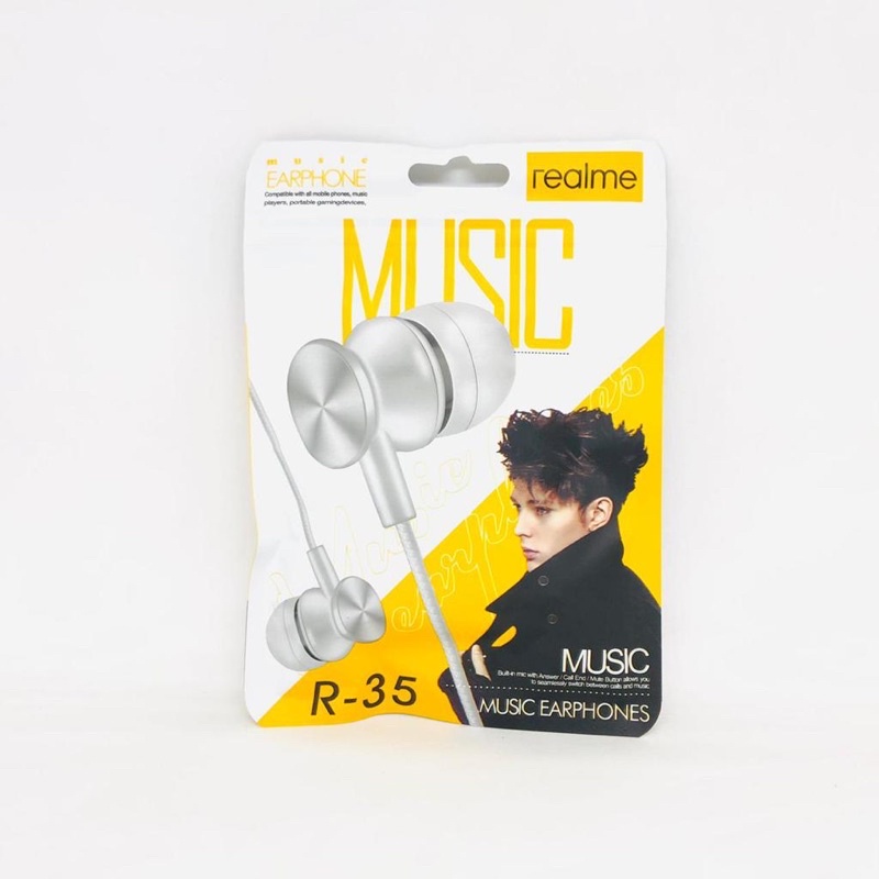 Ready Handsfree Stereo Realme R-88 R-35 High Quality