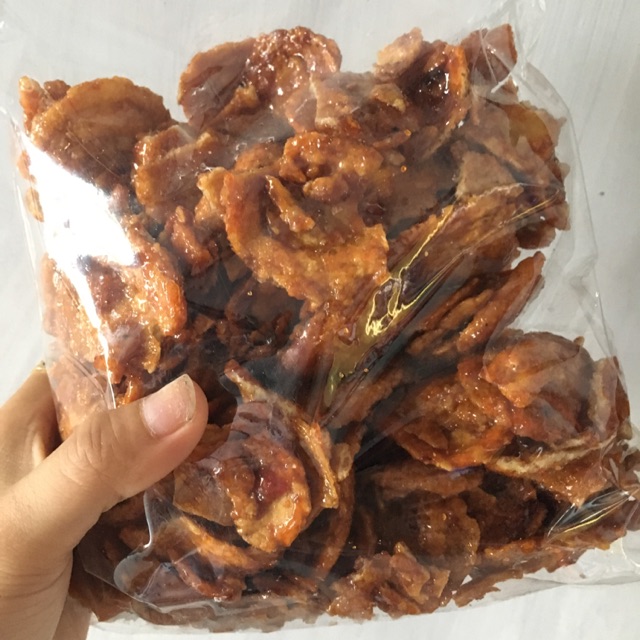 

Emping caramel ( pedas manis)
