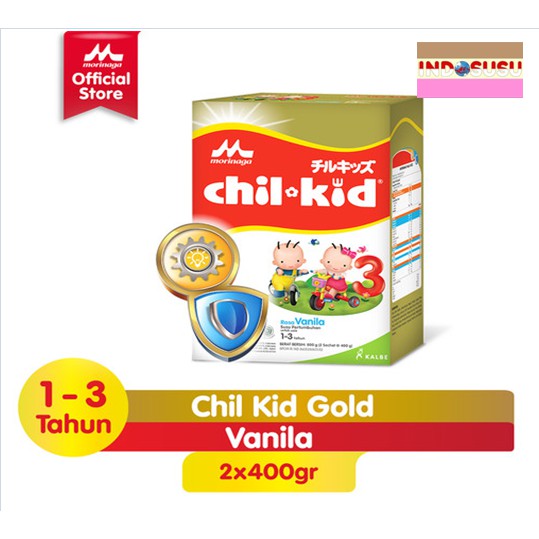 

Morinaga Chilkid gold 3 Madu / Vanilla susu anak usia 1-3 tahun 800gr