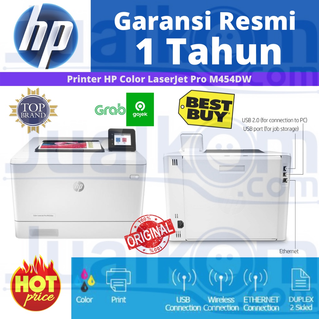 Printer HP Color LaserJet Pro M454DW