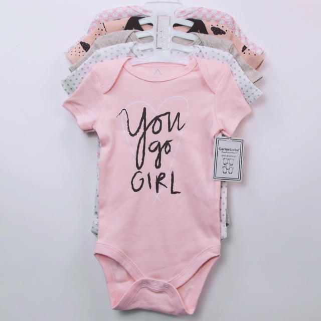  Baju  Bayi  Baby Bodysuit Motif Perempuan Cewek Girl Jumper 