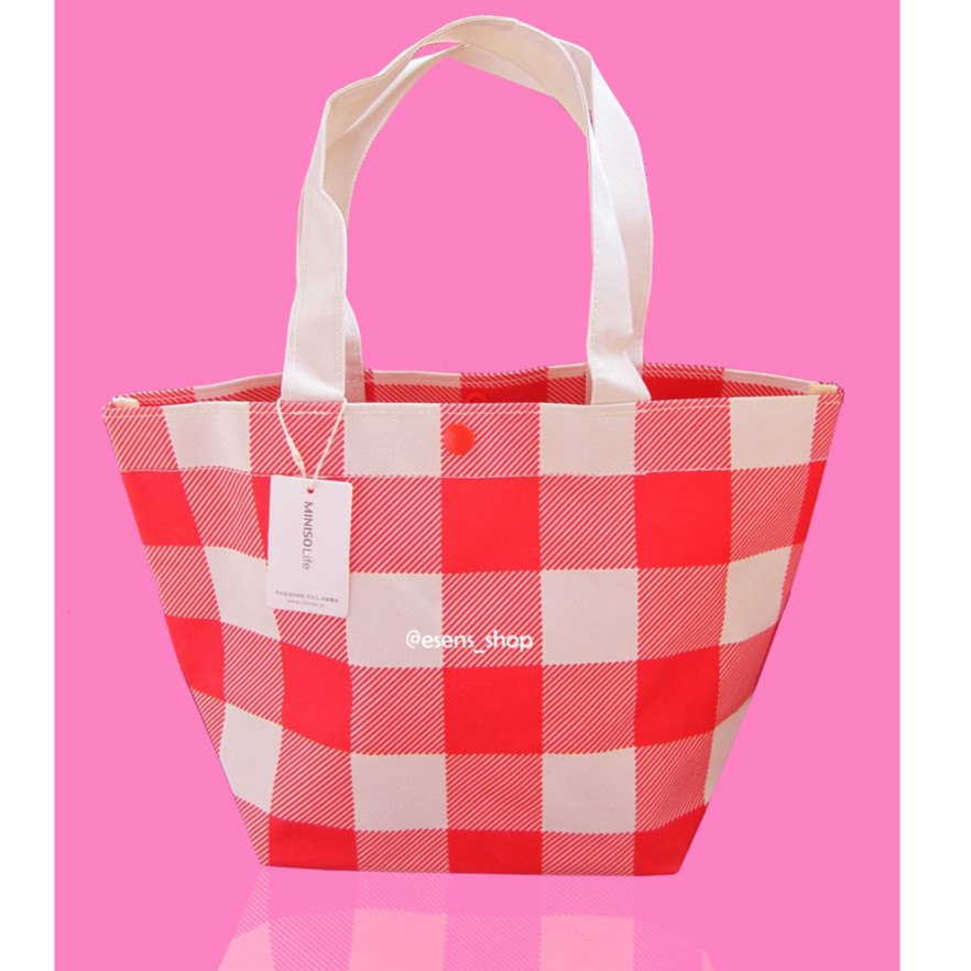Miniso Lunch Box/lunch bag/Tas Ransum/Tas Tangan Miniso