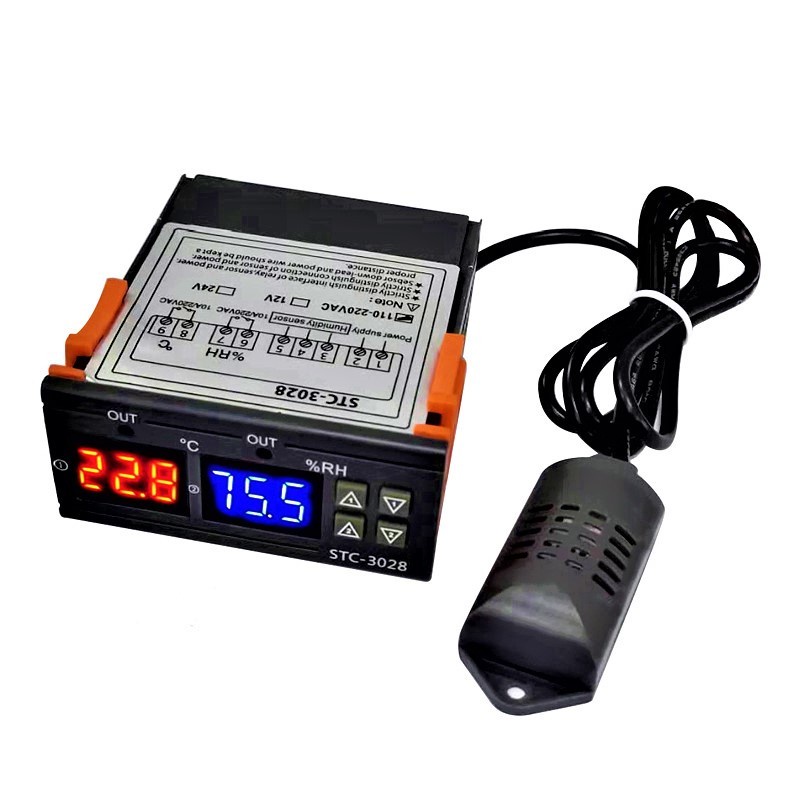 STC-1000 STC 3028 Dual LED Digital Thermostat Temperature Controller AC 110V 220V Heating Cooling Regulator