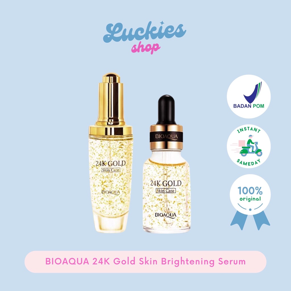 BPOM BIOAQUA 24K Gold Skin Care Serum Pencerah Wajah Bio Aqua