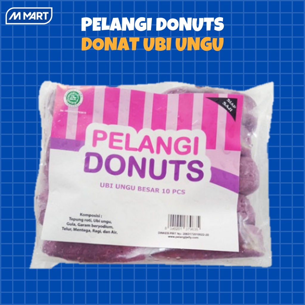 

Pelangi Donuts Donat Ubi Ungu