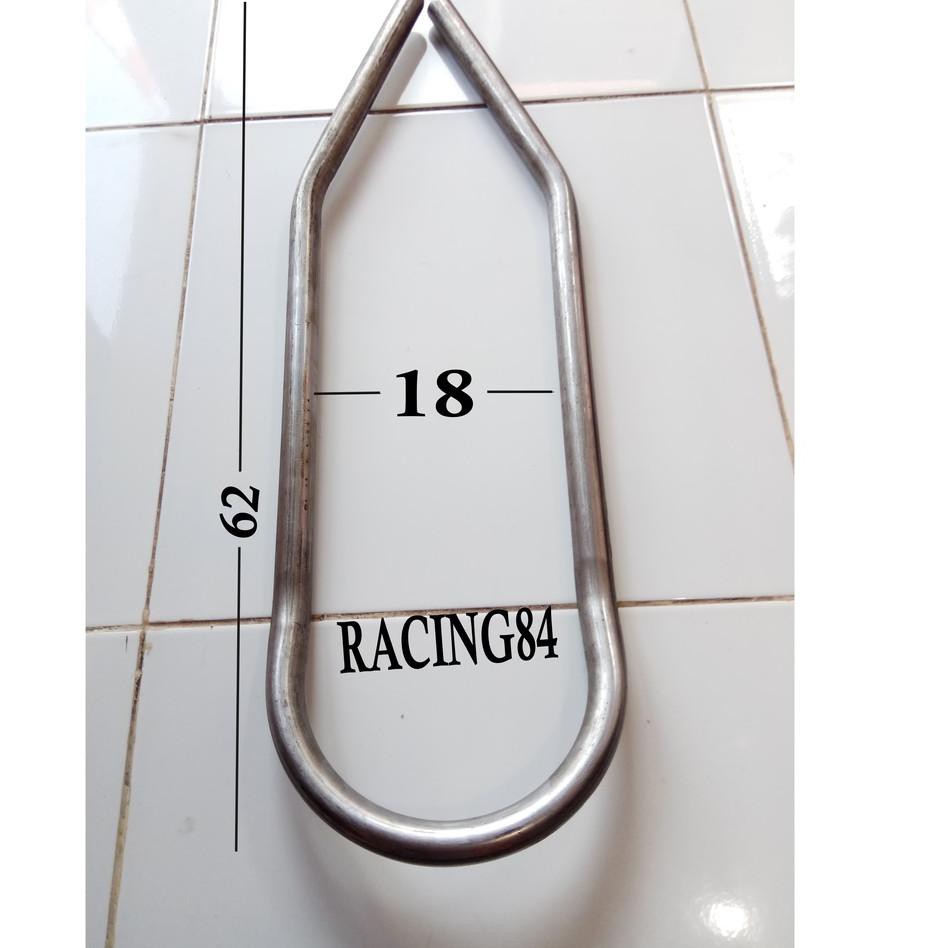 sale* BEGEL U JAPSTYLE PANJANG SEMUA MOTOR BEHEL BESI TEKUK MURAH TEBAL BRATSTLE TROPPER CAFERACER s