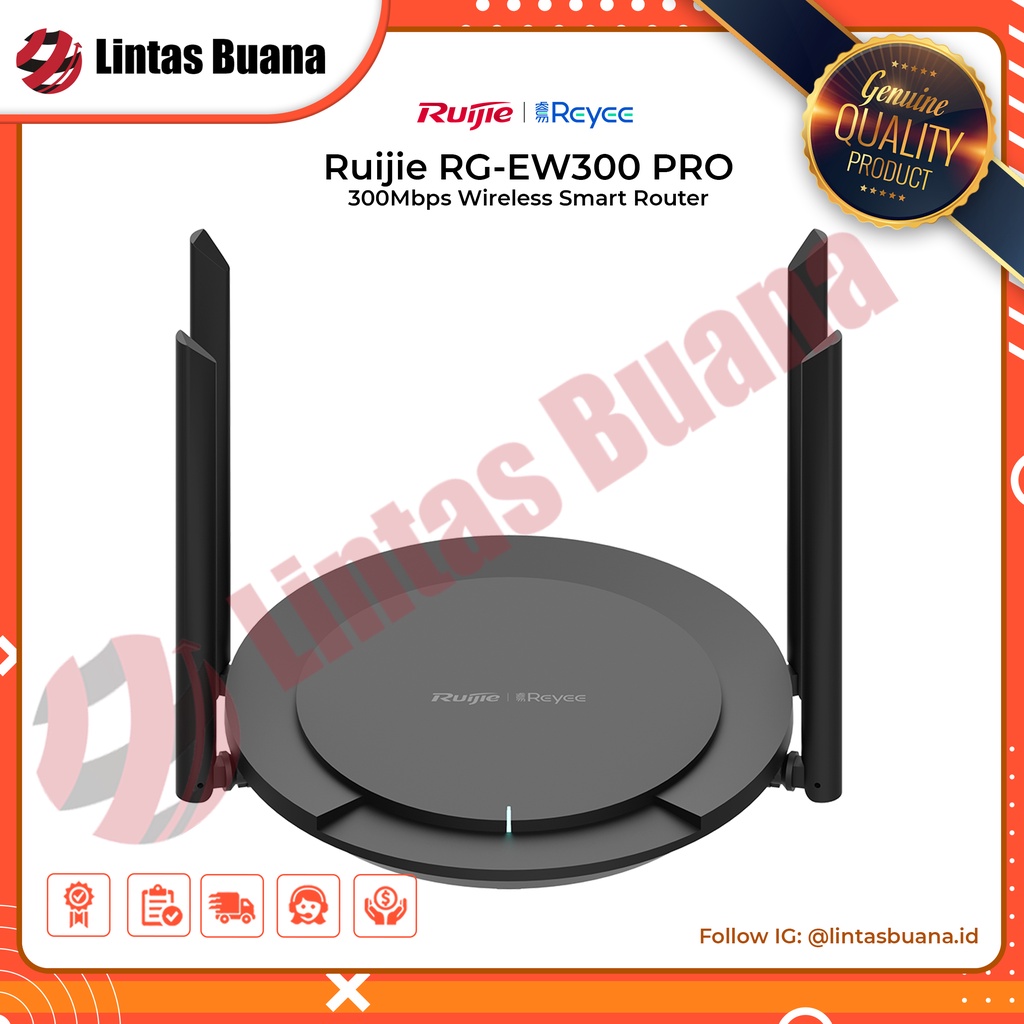 Router Ruijie RG-EW300 PRO 300Mbps Wireless Smart Router | RG-EW300PRO