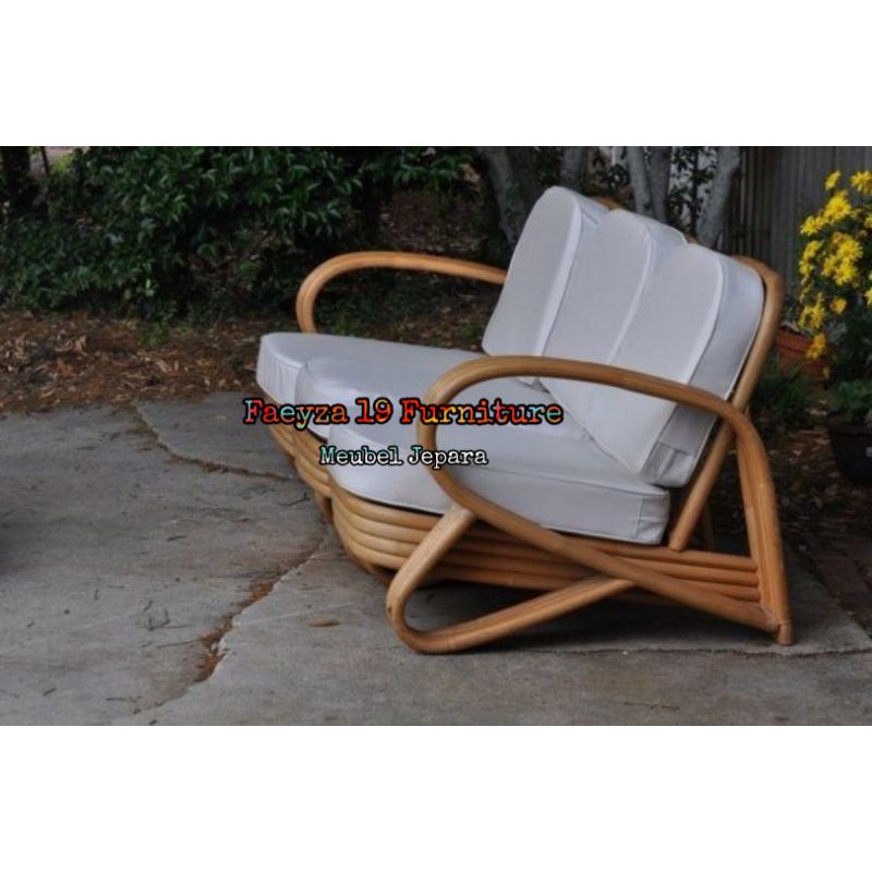 sofa rotan bulat