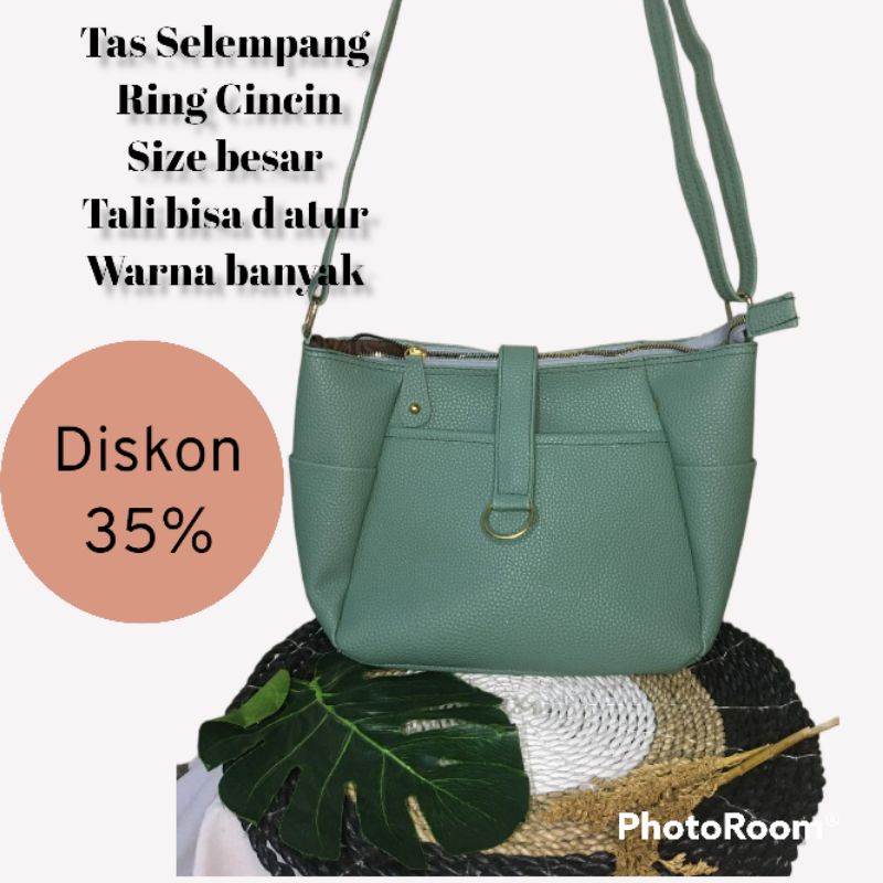 Tas Selempang Papirut Ring Cincin/Tas papirut/tas wanita/tas selempang wanita