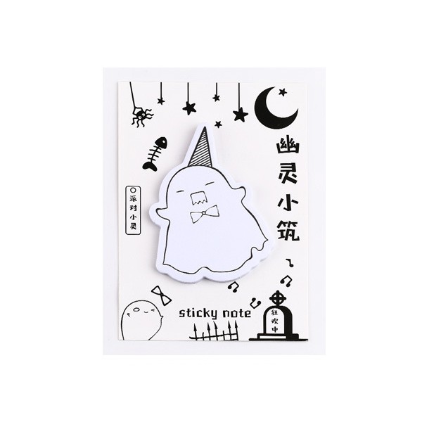 

836 Notes Note Post It Sticky Memo Tempel Lucu Imut Party Ghost Hantu