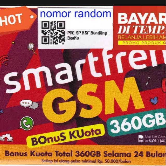 Perdana Smartfren  BOSKU (  bonus kuota - baca detail produk )