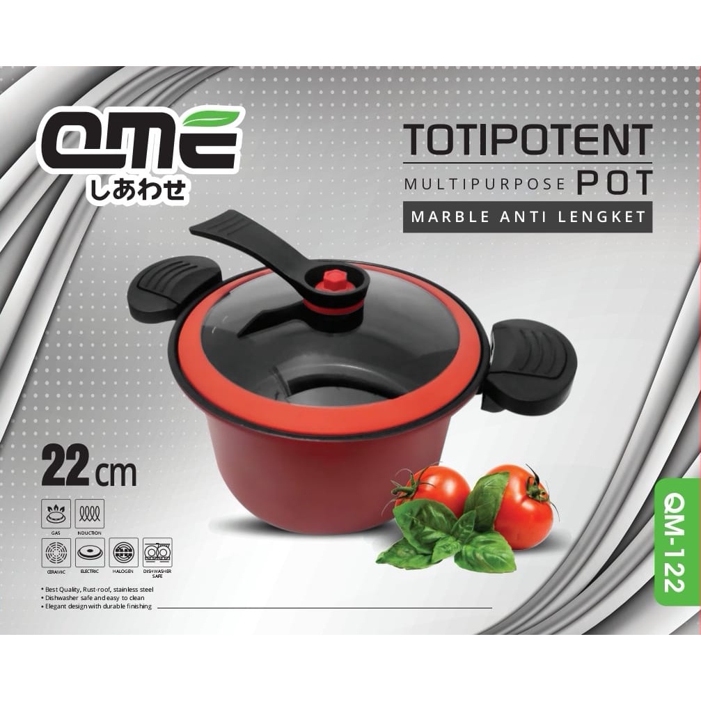 PANCI PRESTO TOTIPOTENT GSF / PANCI PRESTO VIRAL GSF / TOTIPOTENT GSF / TOTIPOTENT POT GSF / PANCI PRESTO TOTIPOTENT POT 22CM / TOTIPOTENT PANCI PRESTO MICRO PRESSURE POT UK 22 CM / PRESSURE COOKER POT / TOTIPOTENT MULTIPURPOSE POT 22CM / PRESTO GSF MURAH