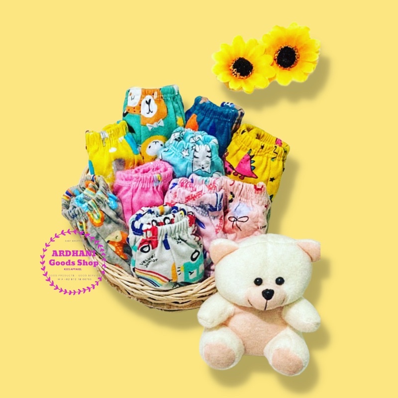 CD anak bisa pilih motif Velvet Babydoll Free Pouch Celana Dalam anak perempuan CD anak laki laki