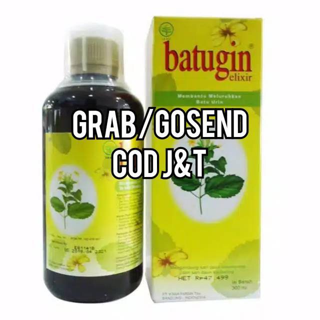 Batugin Elixir 300ml/120ml Peluruh Batu Urin ORIGINAL-BPOM