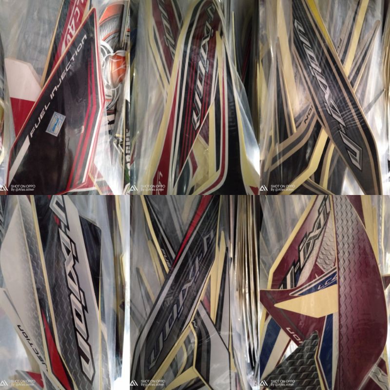 (Bisa COD) Striping Yamaha Vixion New 2013-2014 2015 advance standar ori stiker Vixion nvl Lis body