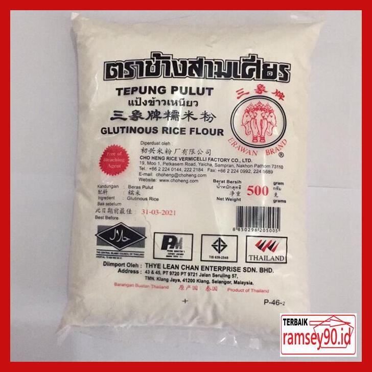 

Rytdhy- Tepung Ketan Pulut Erawan Thailand 500G 7Utu7T-