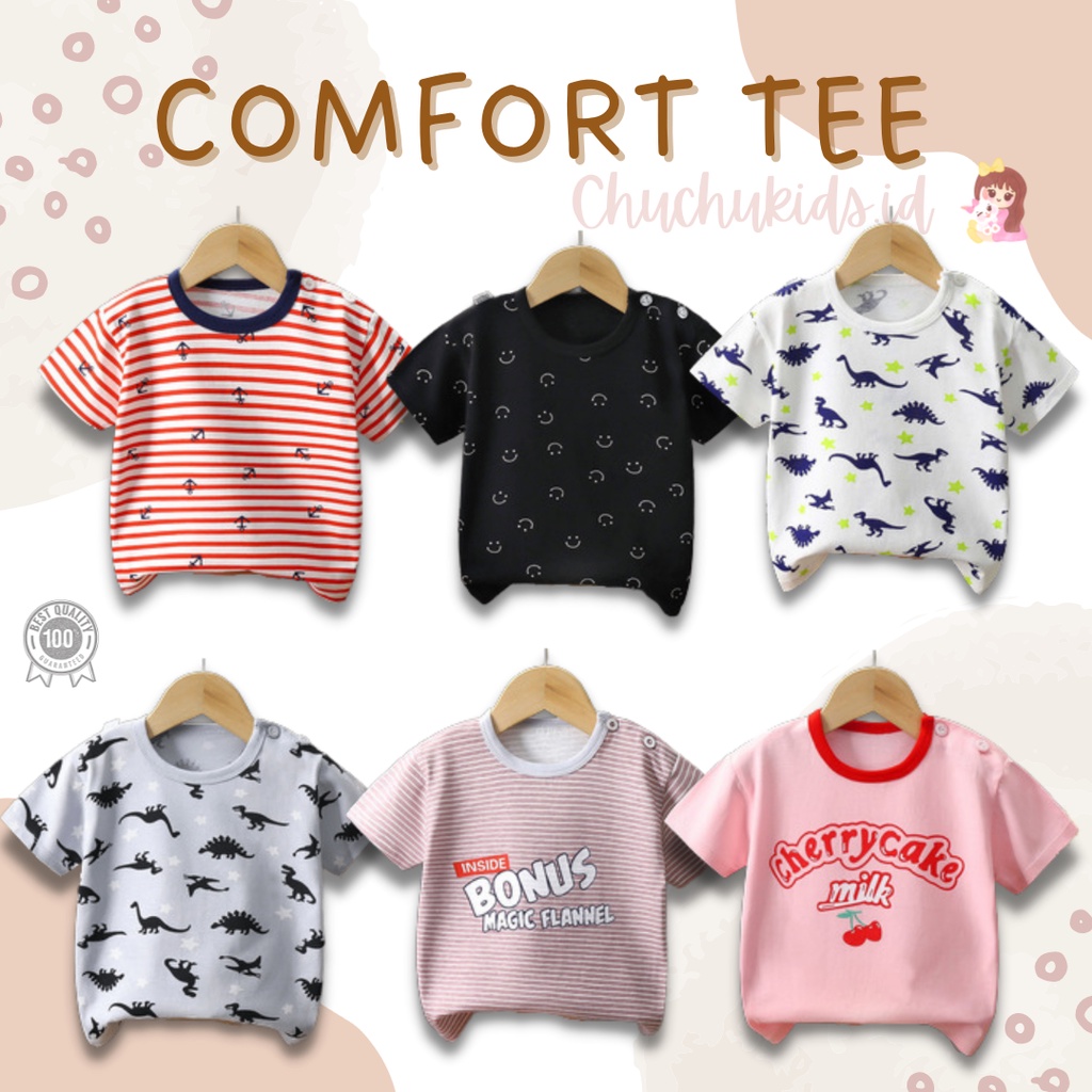 Kaos Anak laki laki perempuan atasan LENGAN PENDEK , Tshirt anak dan bayi import Baju Anak Baju Bayi