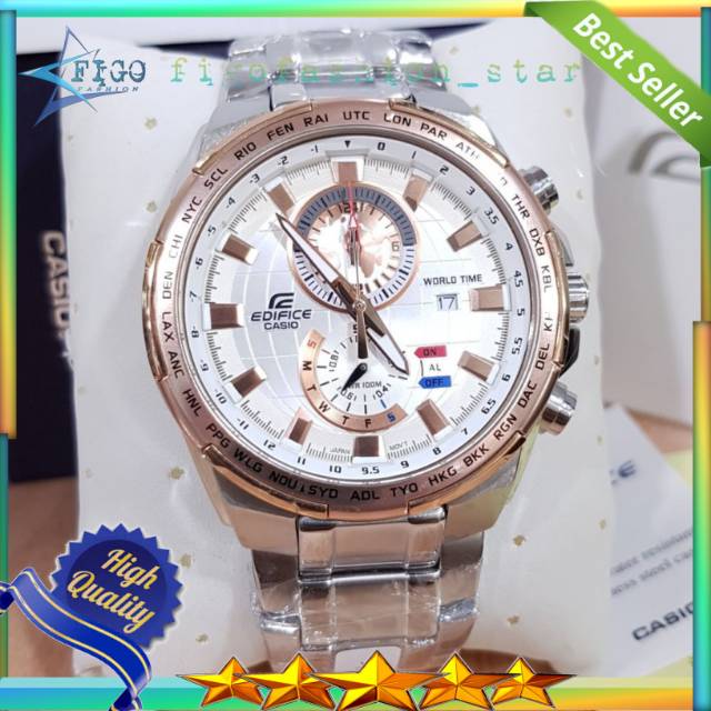 Jam tangan new casio fashion pria cowok edifice EFR 550 terbaru keren mewah cantik original asli