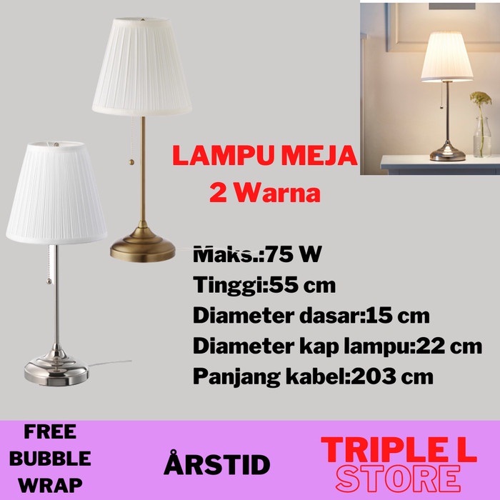 Lampu Meja - Lampu Meja Kamar Tidur Minimalis Elegan Astd